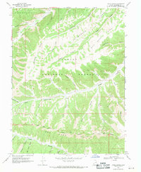 Hi-Res Interactive Map of Lance Canyon, Duchesne County, UT in 1968 ...